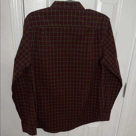 George Men's Red and Green Plaid Button-Down Shirt - Picture 7 of 7
